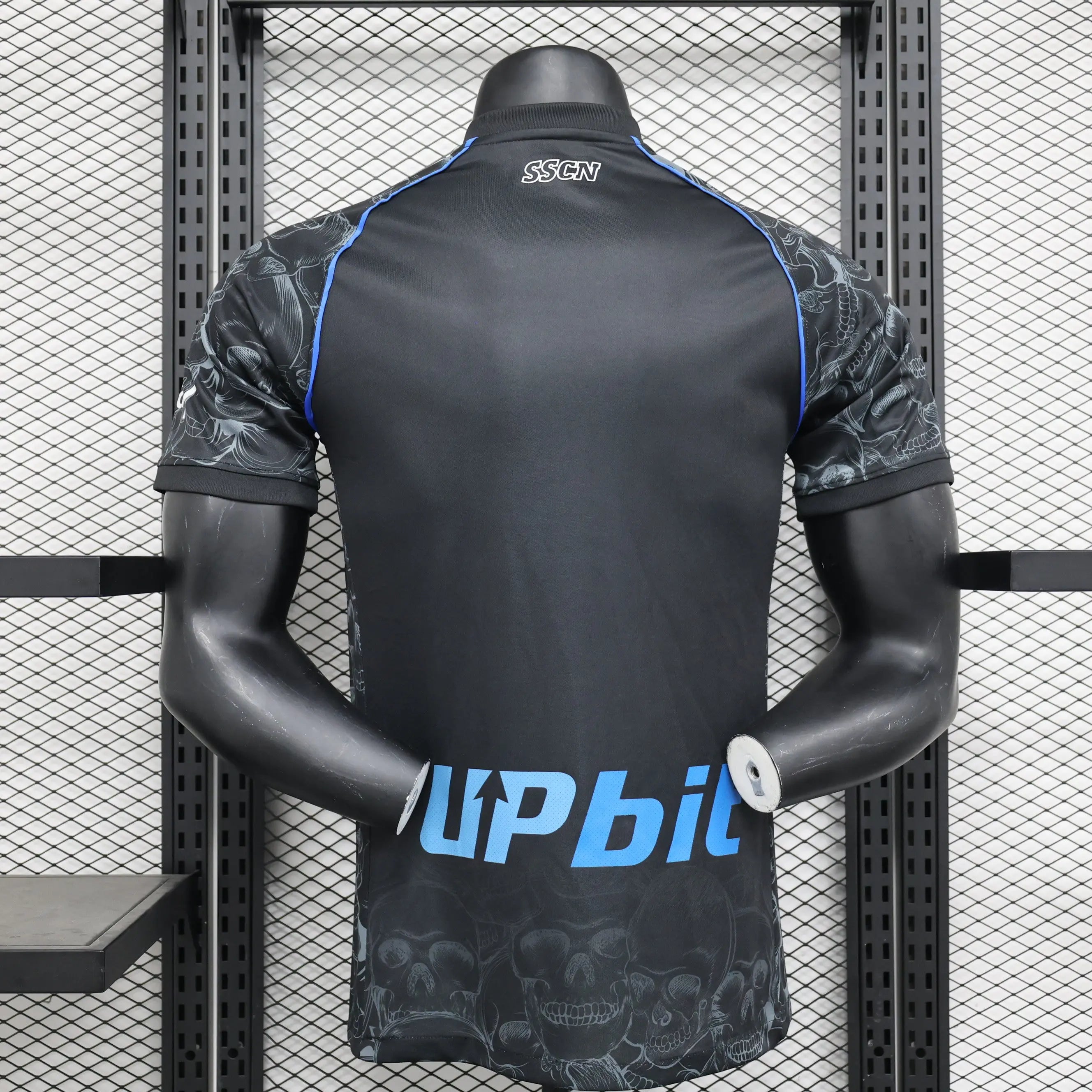 Maillot Napoli Concept "Noir" 2023/2024 Version Player YamaKits Foot