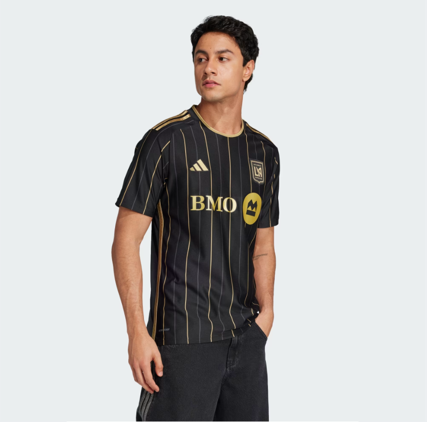 Maillot Los Angeles Domicile "Noir,or" 2024/2025 YamaKits Foot