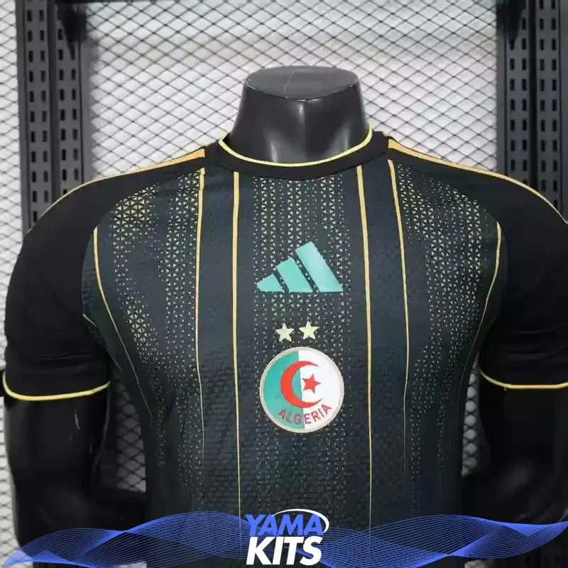 MAILLOT ALGERIE CONCEPT "Noir" 2026/2027 Version Player YamaKits Foot