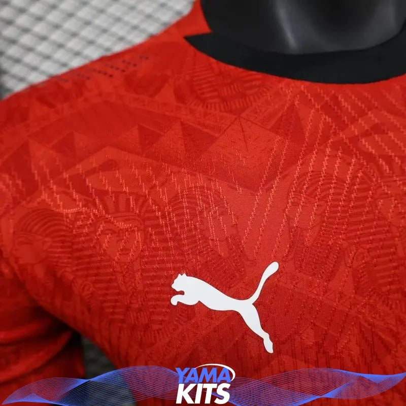 MAILLOT EGYPTE DOMICILE "Rouge" 2025/2026 Version Player YamaKits Foot