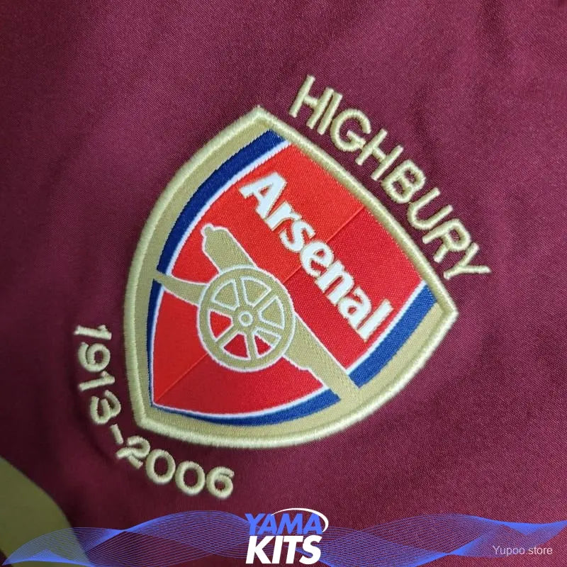 Maillot Arsenal Domicile Manches Longues 2005/2006 Classic Shirtss