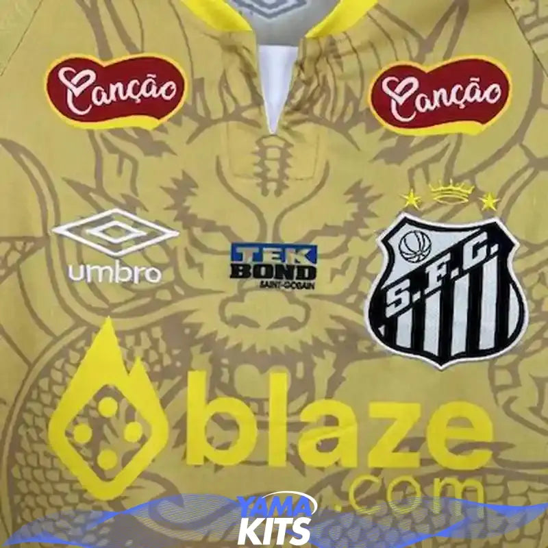 Maillot Santos FC Concept "Jaune" 2025/2026 YamaKits Foot