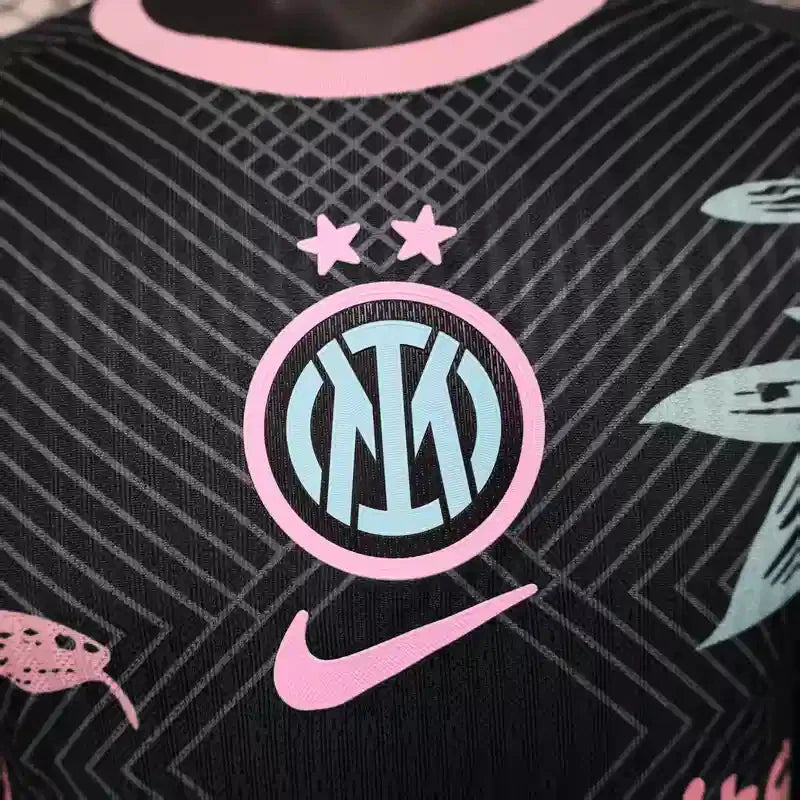 MAILLOT INTER MILAN CONCEPT "Serpent rose" 2024/2025 Version Player YamaKits Foot