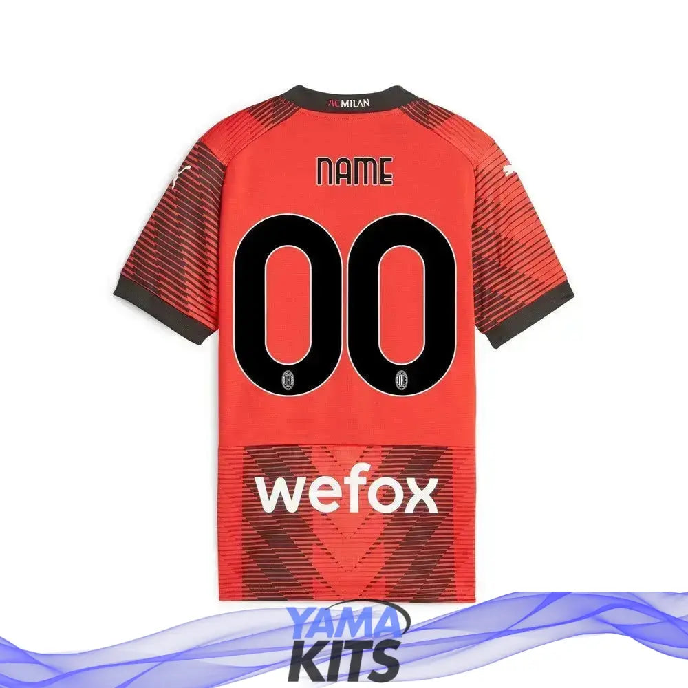 Maillot de l’AC Milan extérieur « rouge » 2023/2024 - YamaKits
