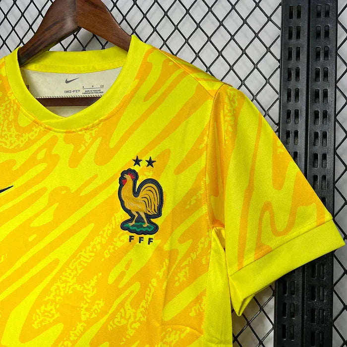 Maillot Gardien France Jaune 2024-2025 YamaKits Foot