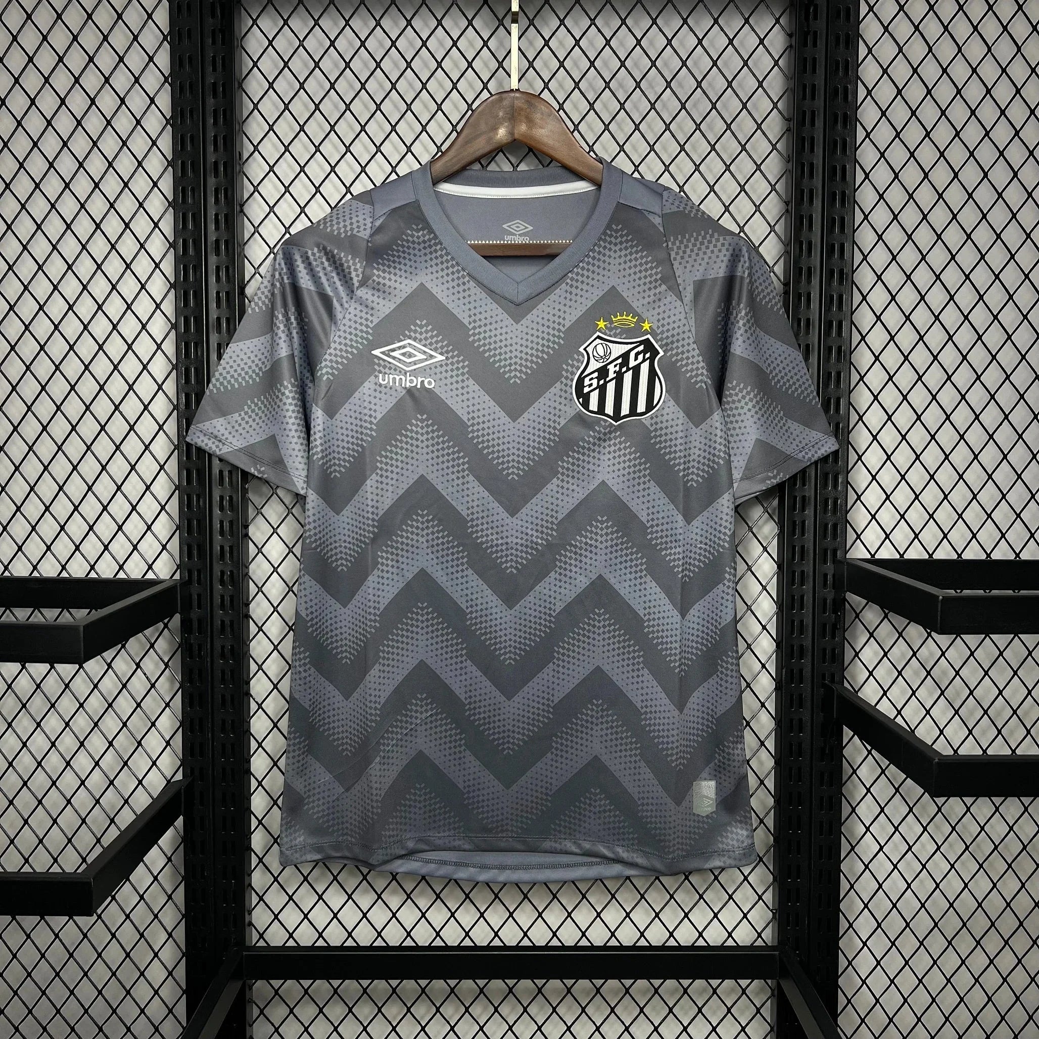 Maillot Santos FC entainement "Gris" 2024/2025 YamaKits Foot
