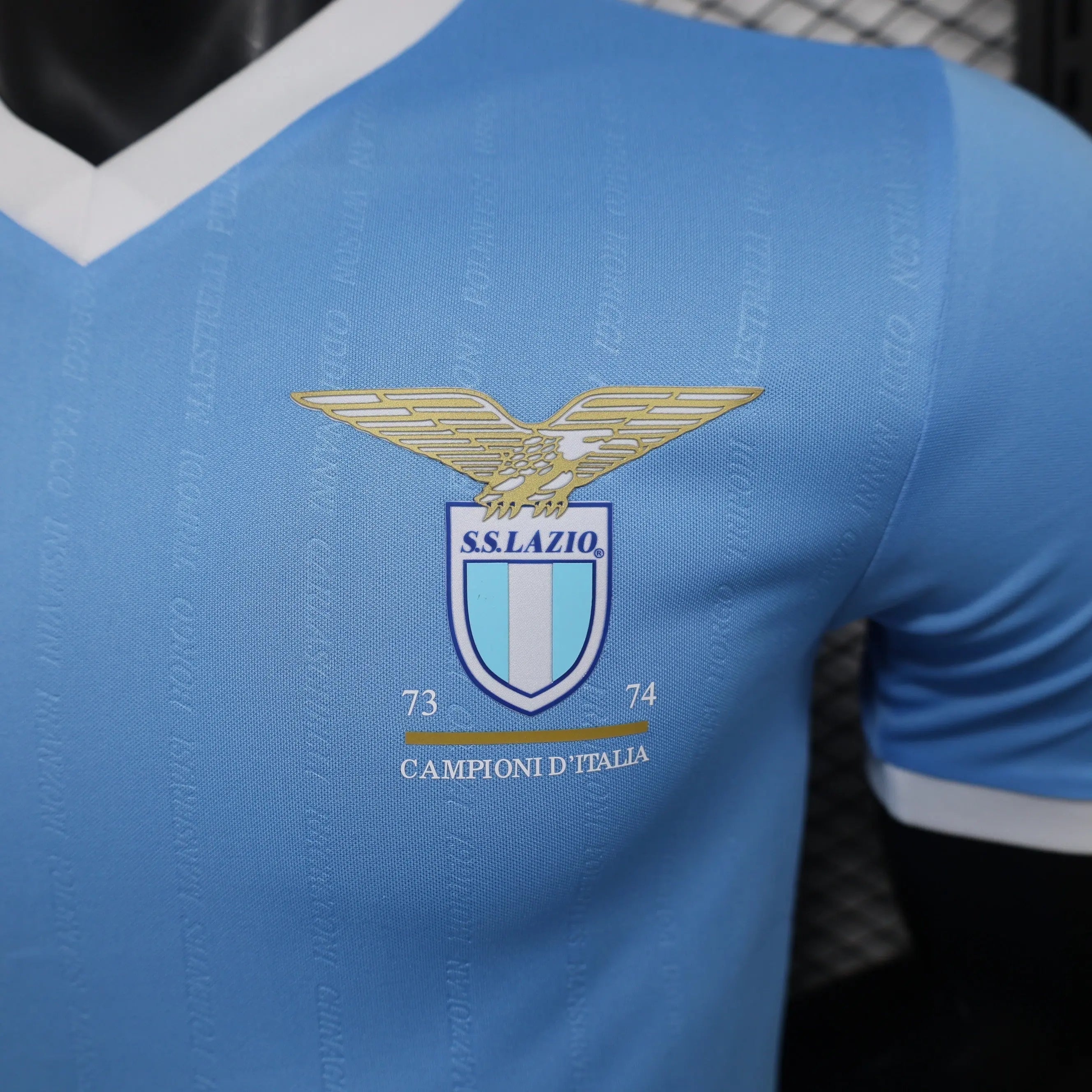 MAILLOT LAZIO DOMICILE "Bleu" 2024/2025 Version Player YamaKits Foot