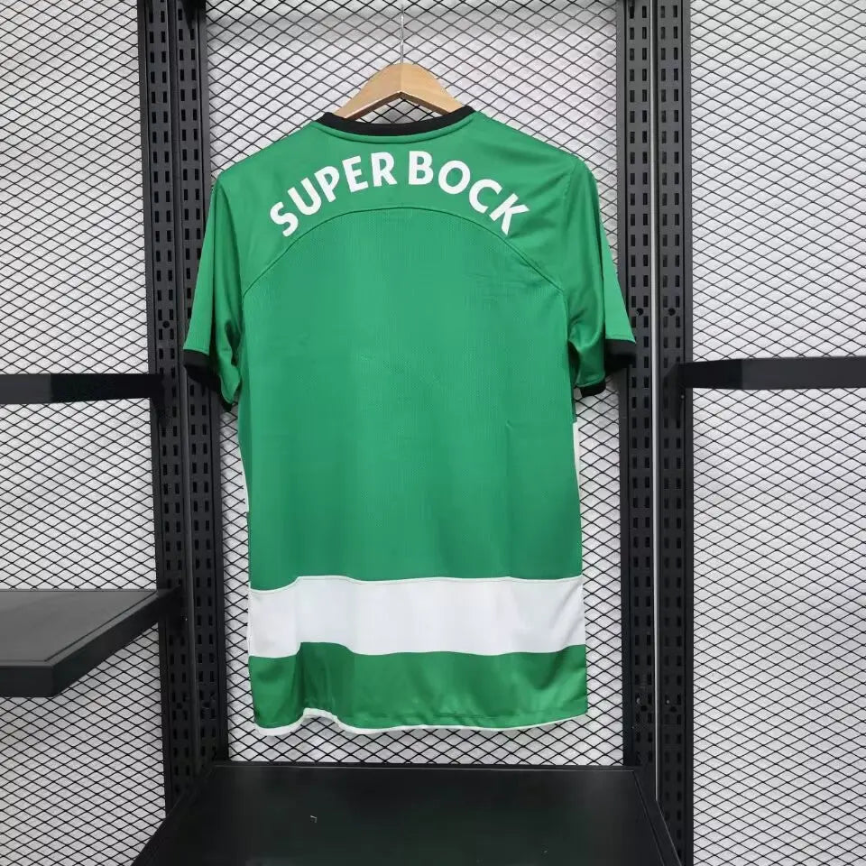 Maillot Sporting Domicile "Vert,blanc" 2023/2024 YamaKits Foot
