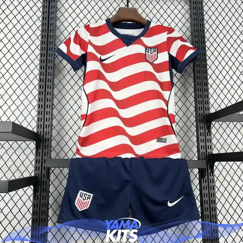 Maillot États-Unis enfant domicile CDM 2026