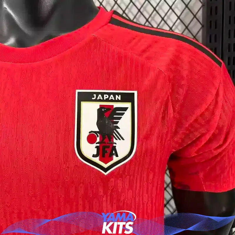 MAILLOT JAPON GARDIEN "Rouge" 2026/2027 Version Player YamaKits Foot