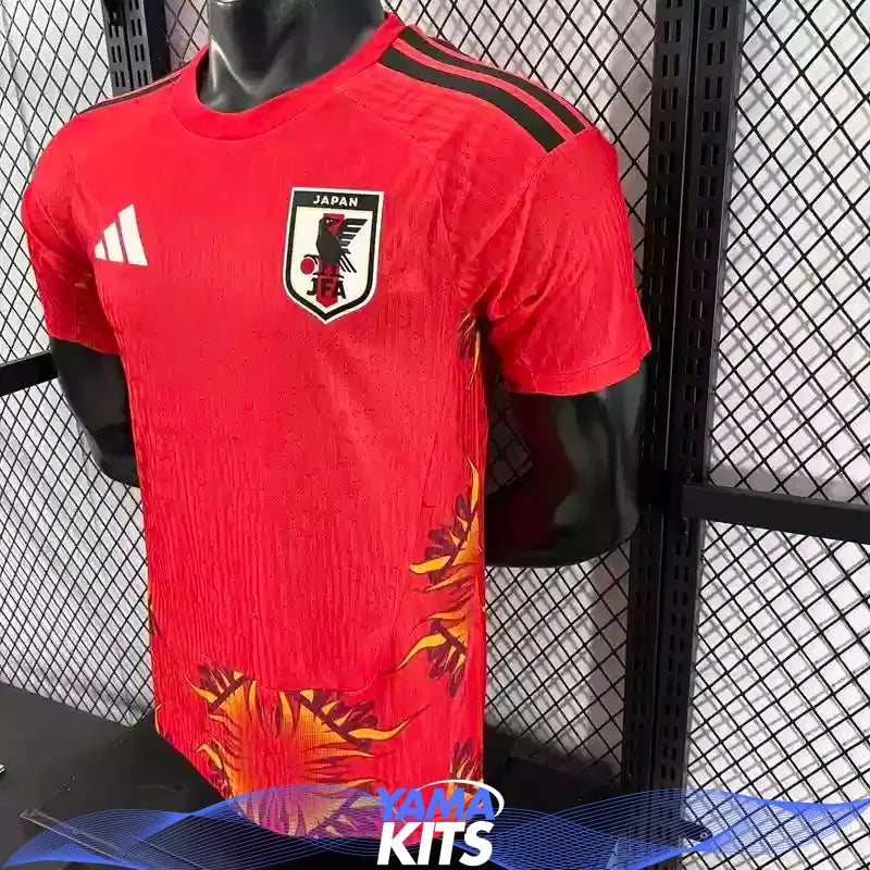 MAILLOT JAPON GARDIEN "Rouge" 2026/2027 Version Player YamaKits Foot