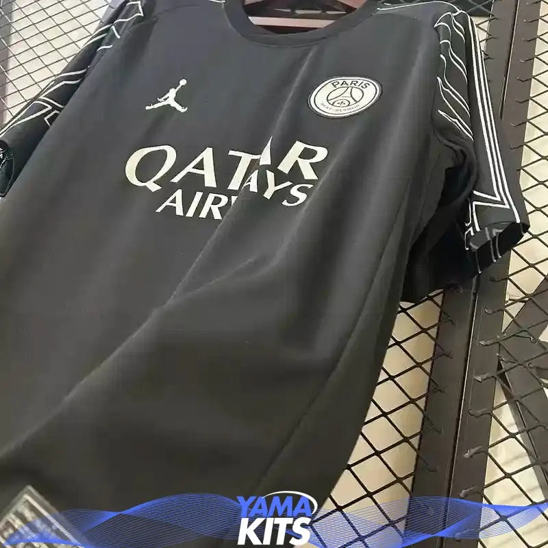 Maillot Paris SG concept « Jordan, noir » 2025/2026 YamaKits