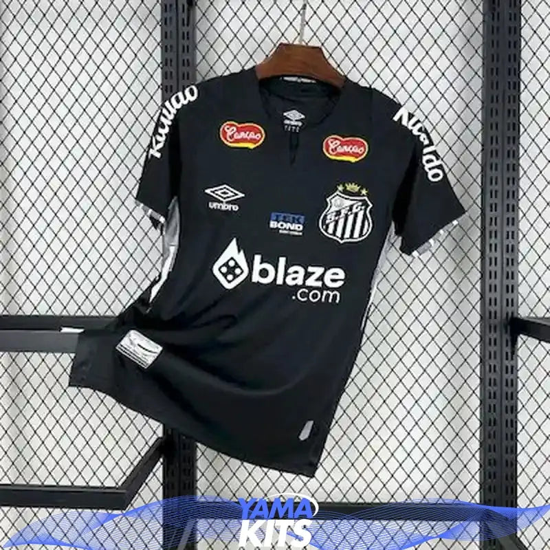 Maillot Santos FC concept "noir" 2025/2026 YamaKits