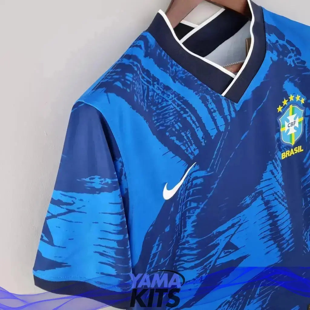 Maillot Brésil concept "bleu" 2024/2025 - YamaKits