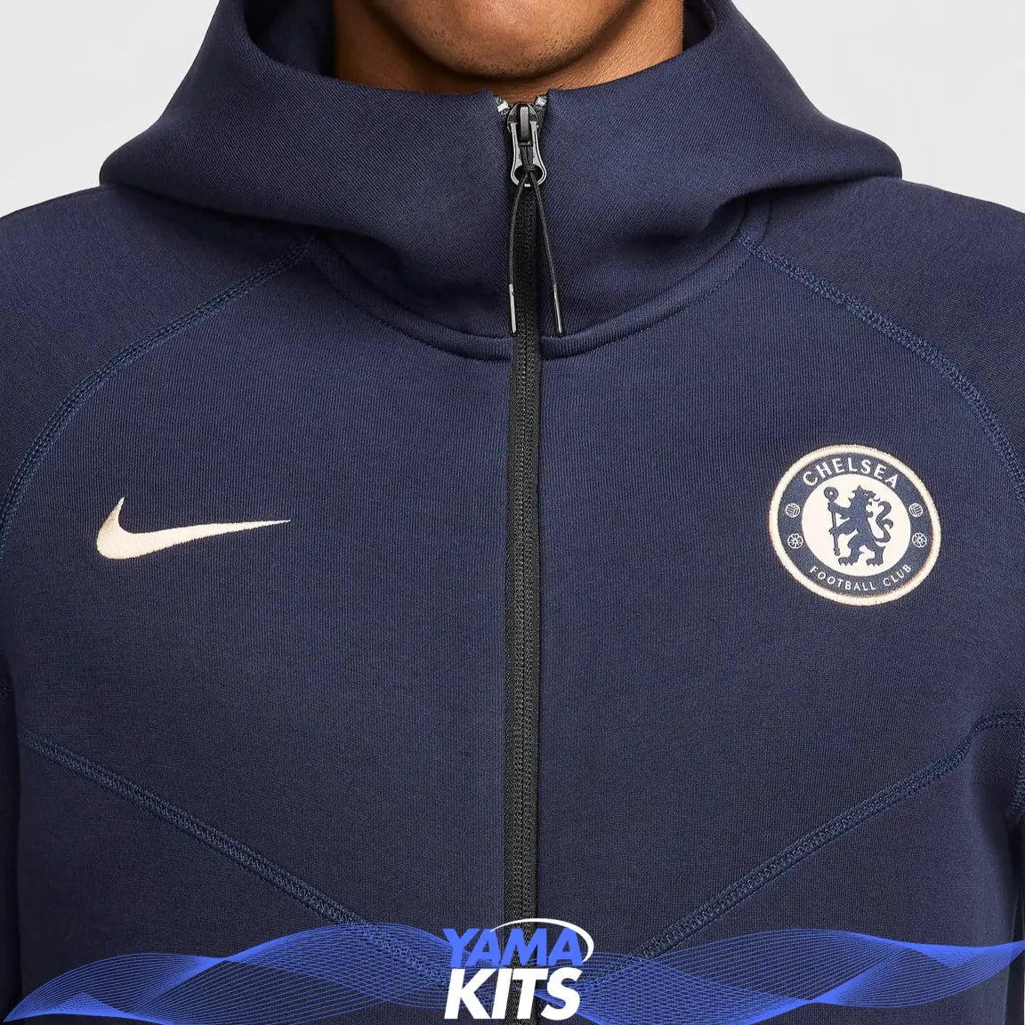 Veste Chelsea tech nike "Bleu" fleece 2024/2025 nike tech
