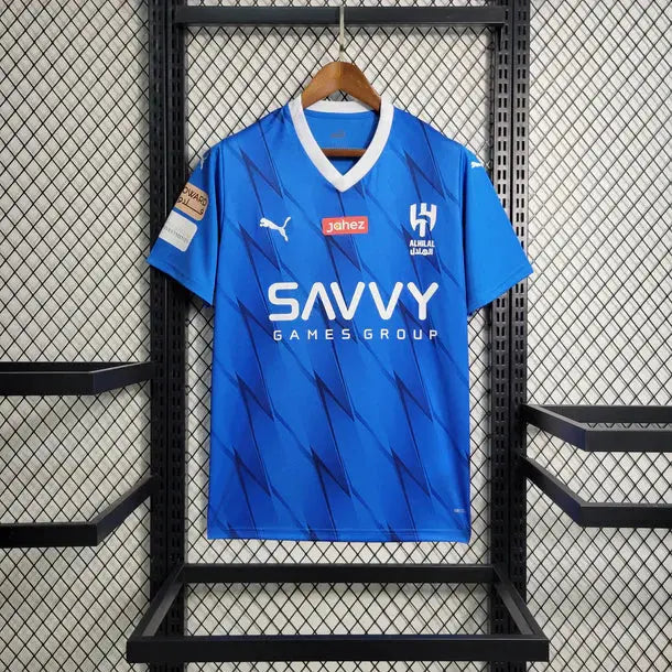 MAILLOT AL HILAL FC DOMICILE "Bleu" 2023/2024 YamaKits Foot