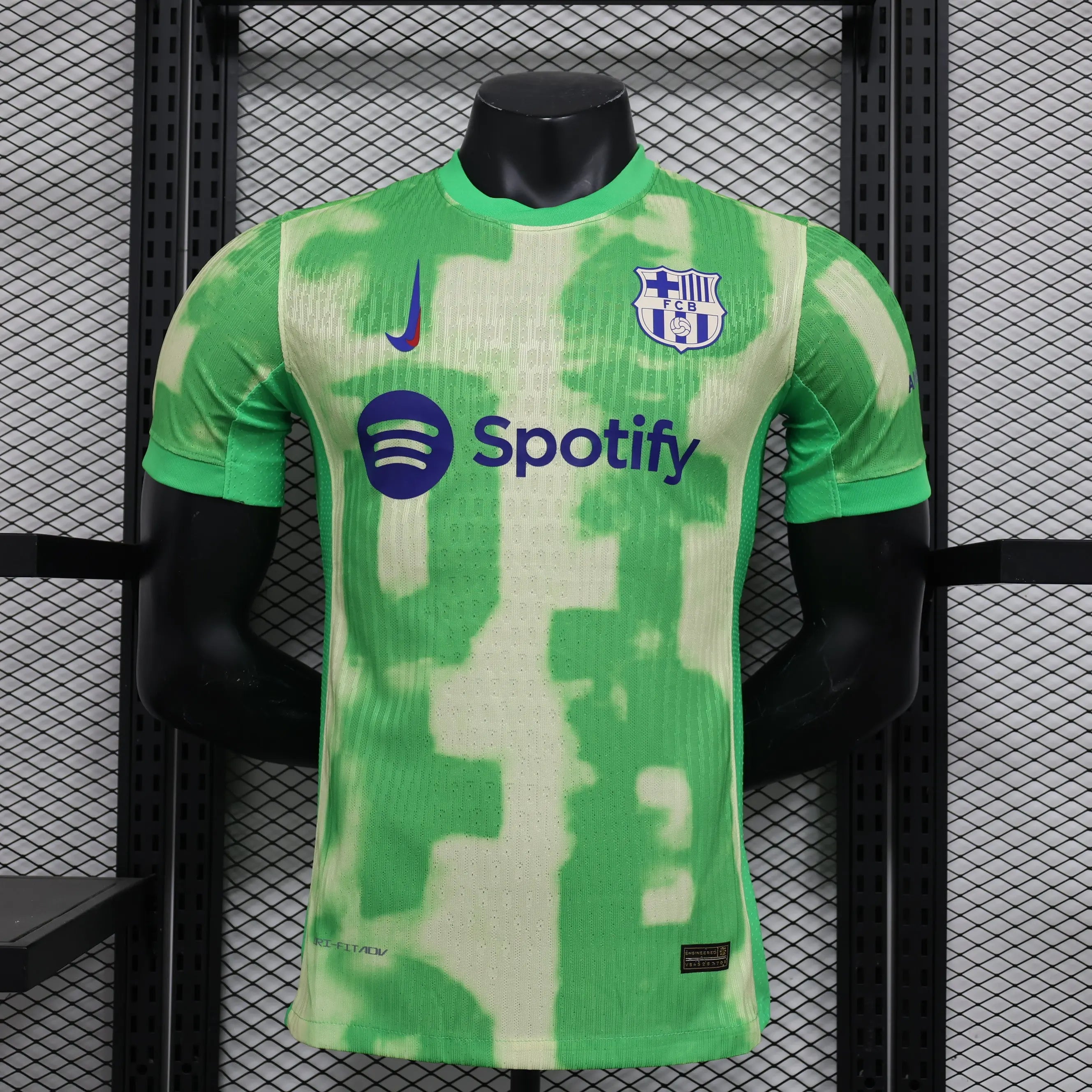 MAILLOT FC BARCELONE THIRD  "Vert" 2024/2025 Version Player YamaKits Foot